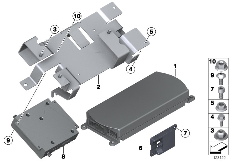 Individual parts, car phone