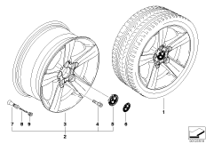 BMW 轻质合金轮辋 星形轮辐 119