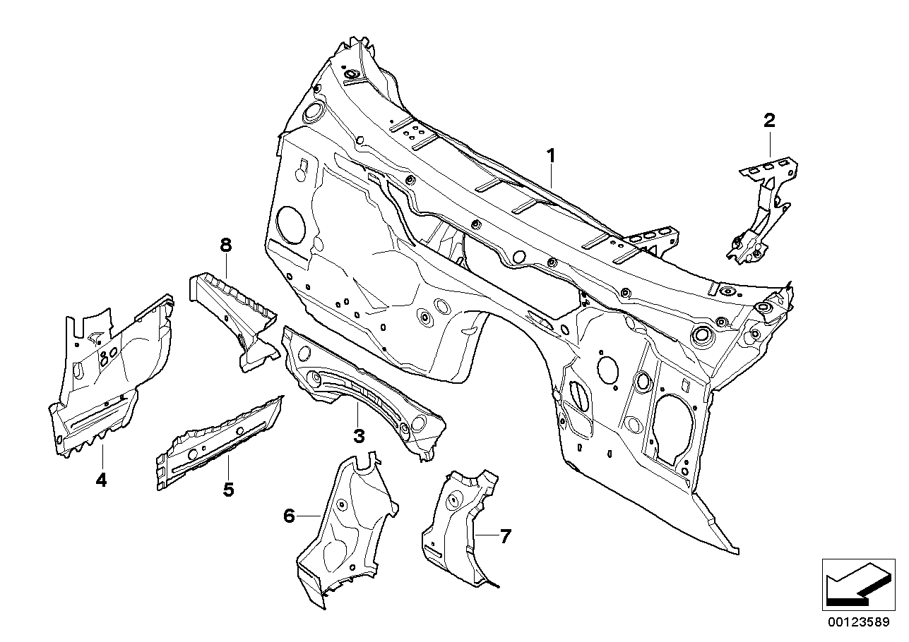 前围 零件