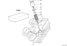 Timing gear - Intake valve/exhaust valve