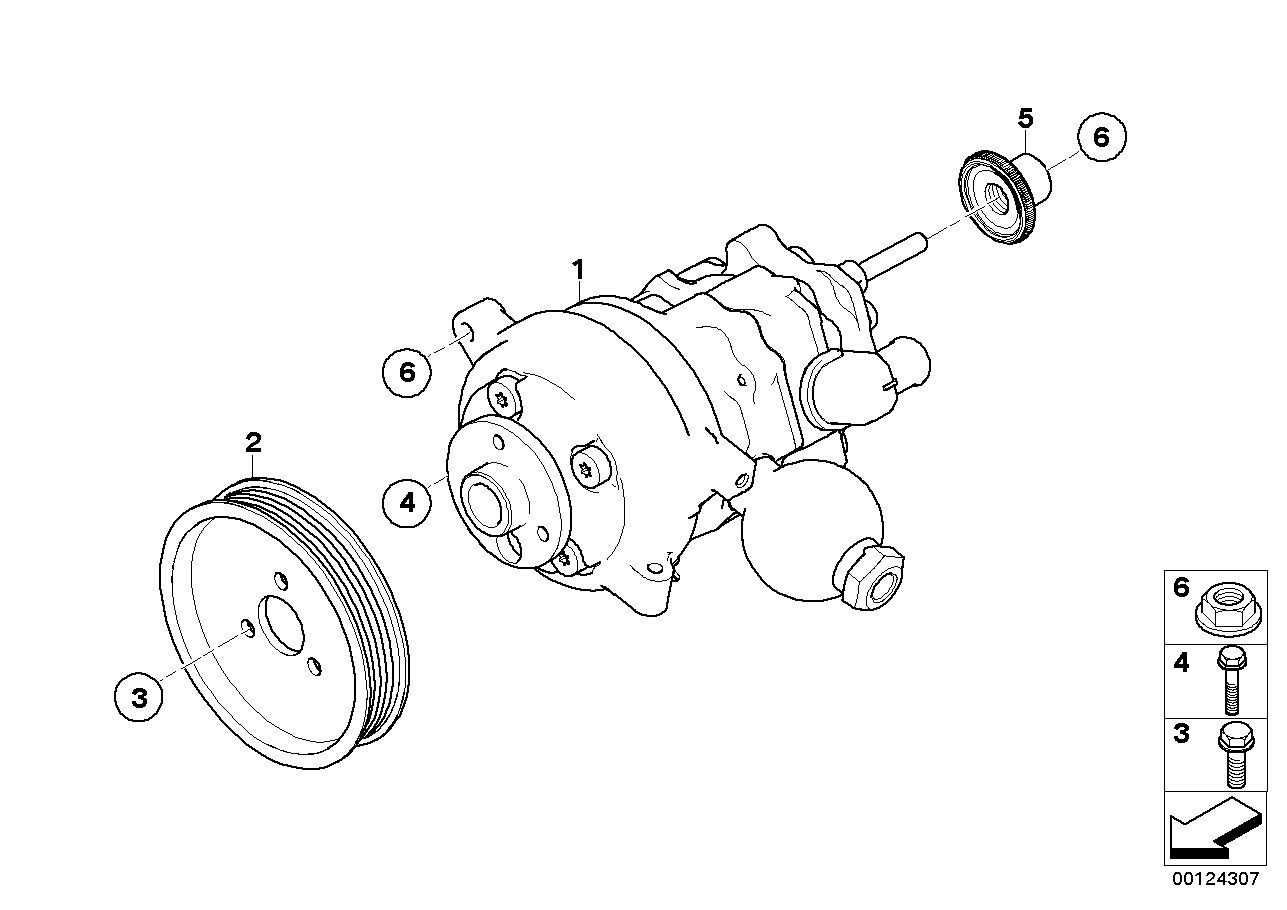 Насос гидроусил.рул.упр./Dynamic Drive