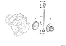 Revolution counter drive