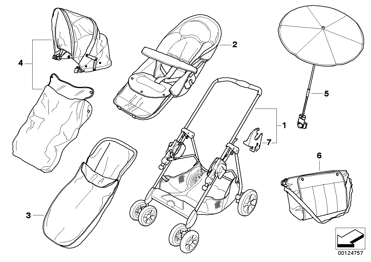 MINI buggy chrome-marine with access.