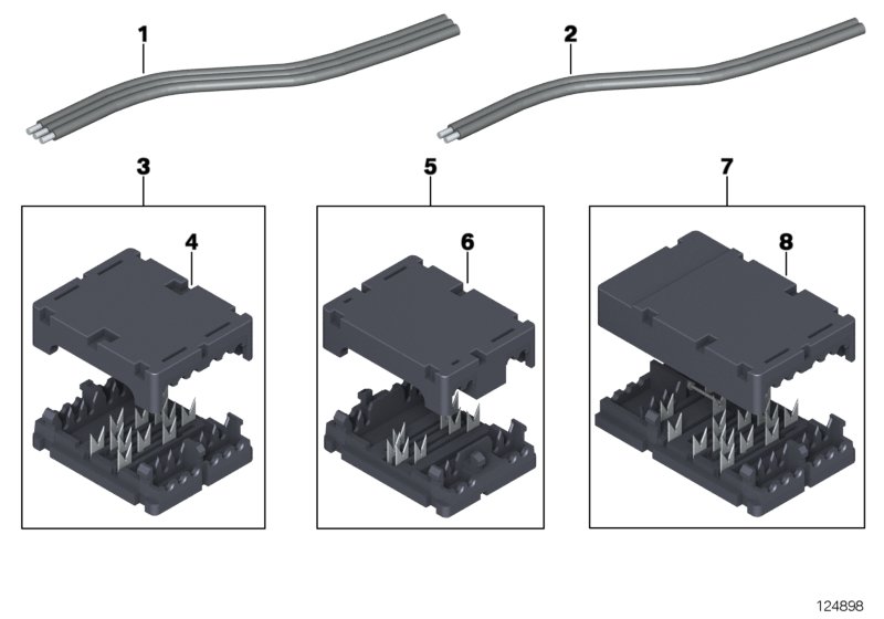 Reparatiedelen vlak kabel