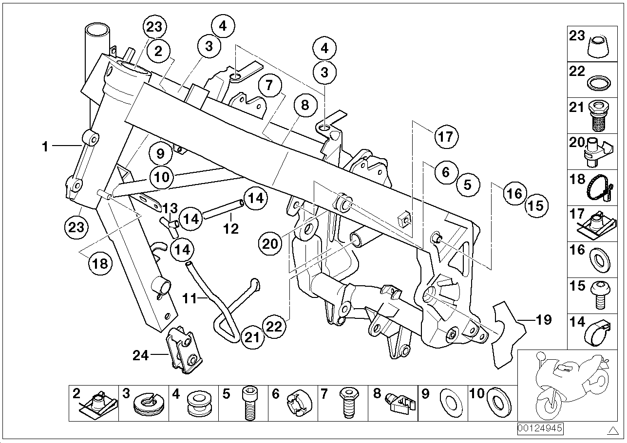 Motorcycle frame