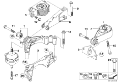 Suspension del motor