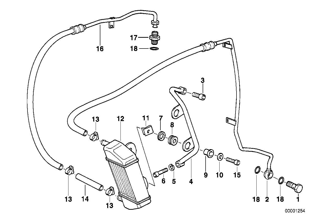 Oil cooler/Oil cooling pipe