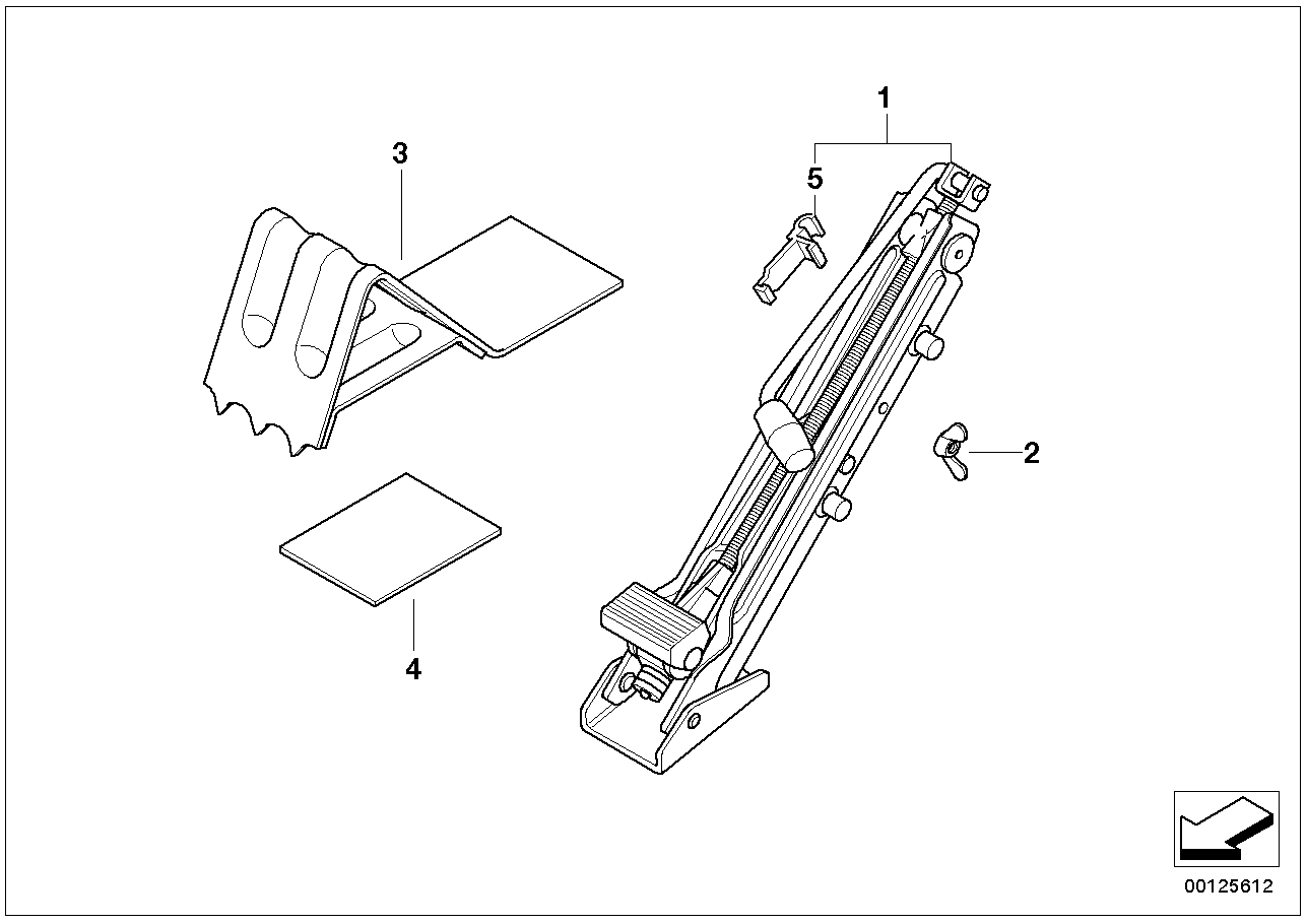 Boordgereedschap/Krik