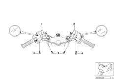 Interrup.combiné Guidon/EU-allumage perm