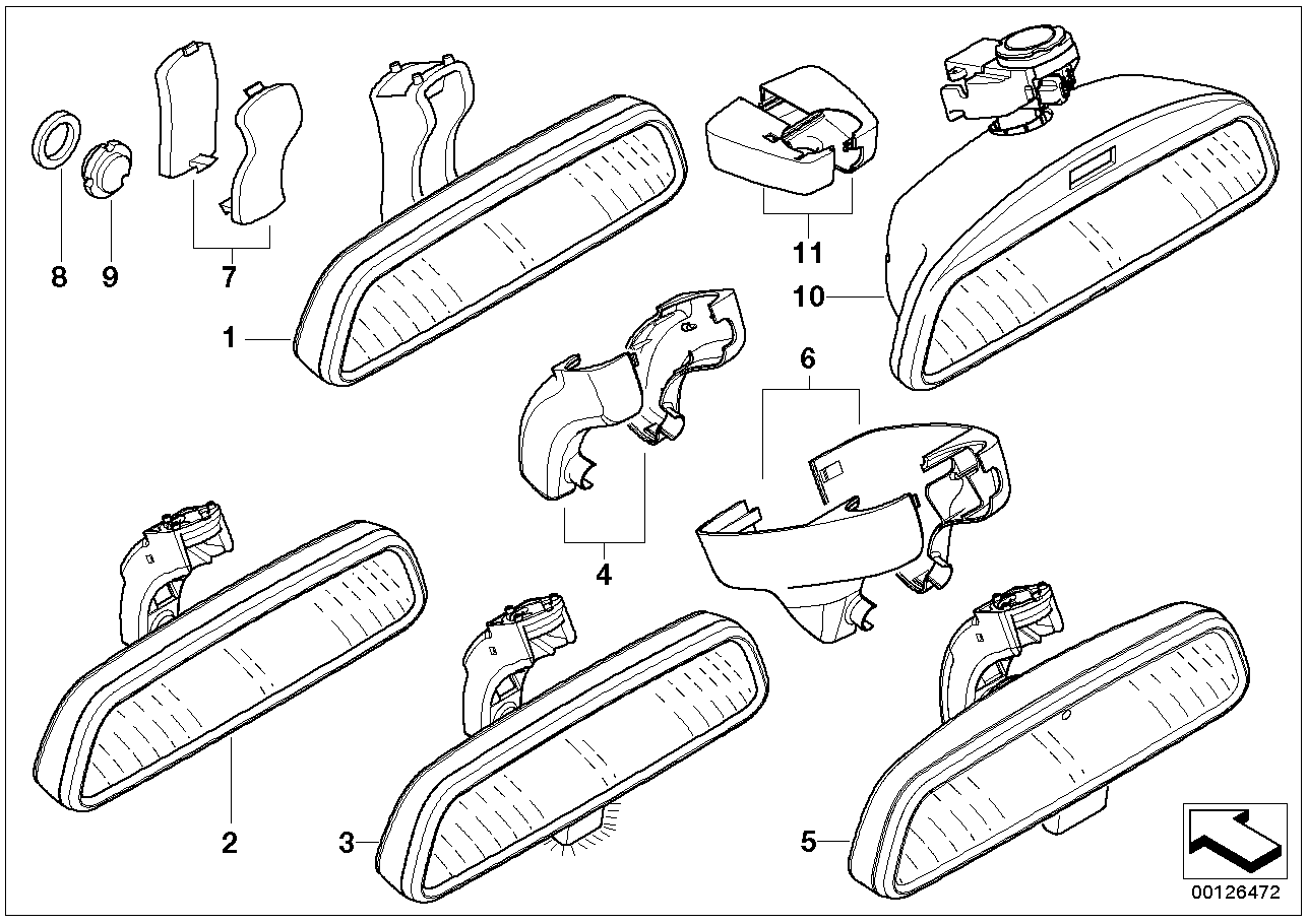 Rétroviseur intérieur