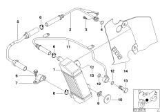 Oil cooler/Oil cooling pipe