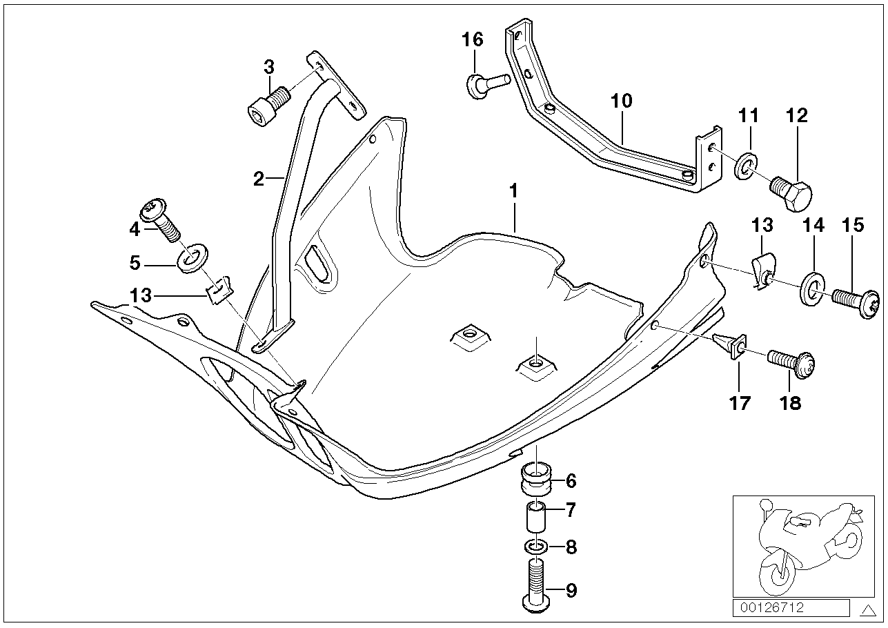 Espoiler motor imprimado