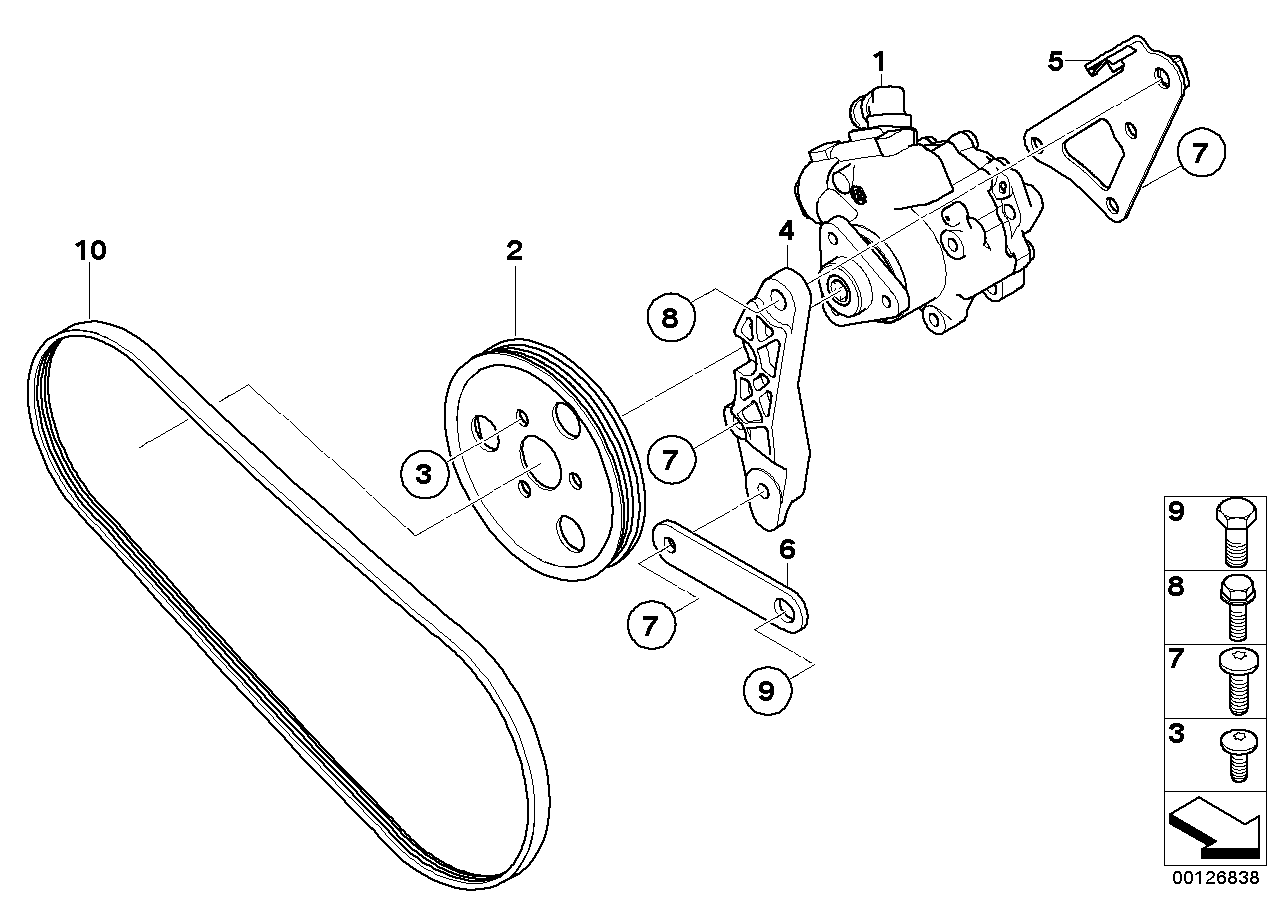 Čerpadlo posilovače řízení