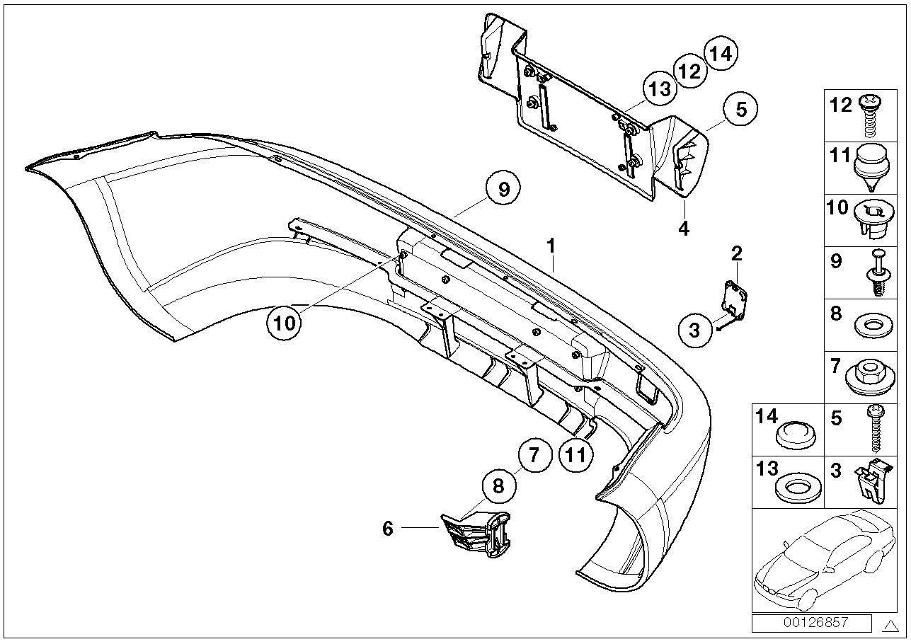 Verkleidung hinten