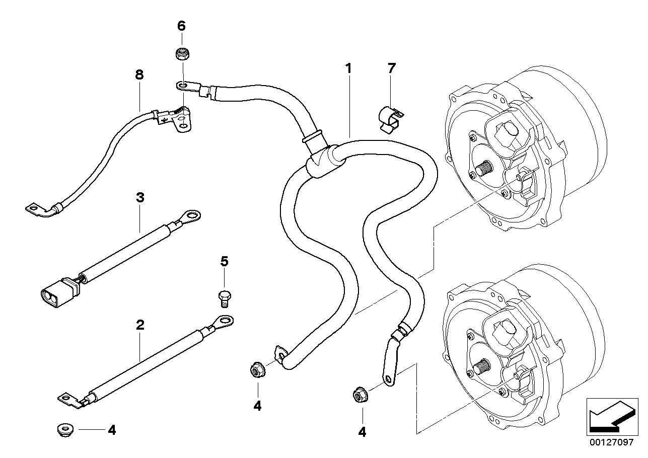 Batteriekabel / Anlasserkabel