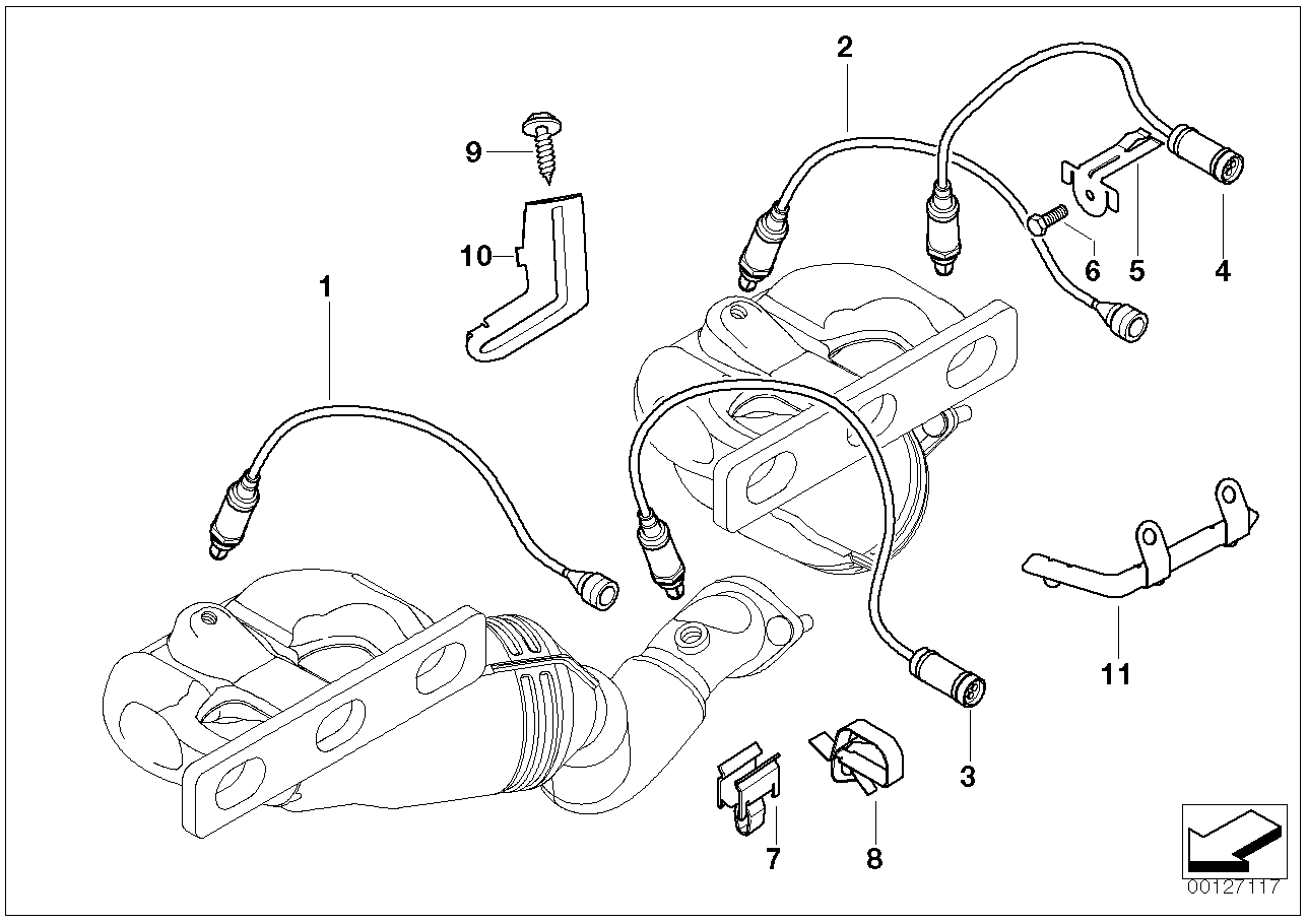 Lambda Probe Fixings