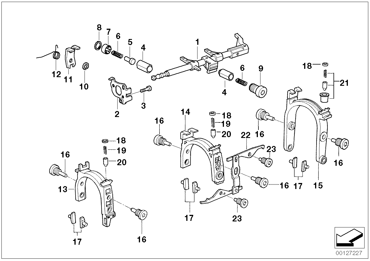 GS5S31BZ(SMG) Dahili kumanda parçaları