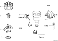 Distributor-single parts