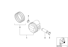 Piston y piezas sueltas