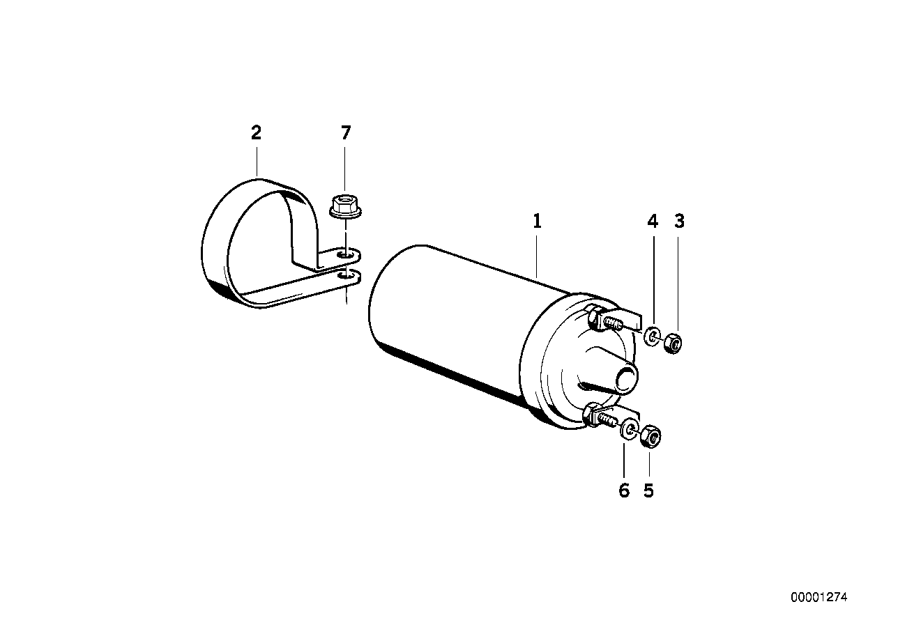 Rod-type ignition coil