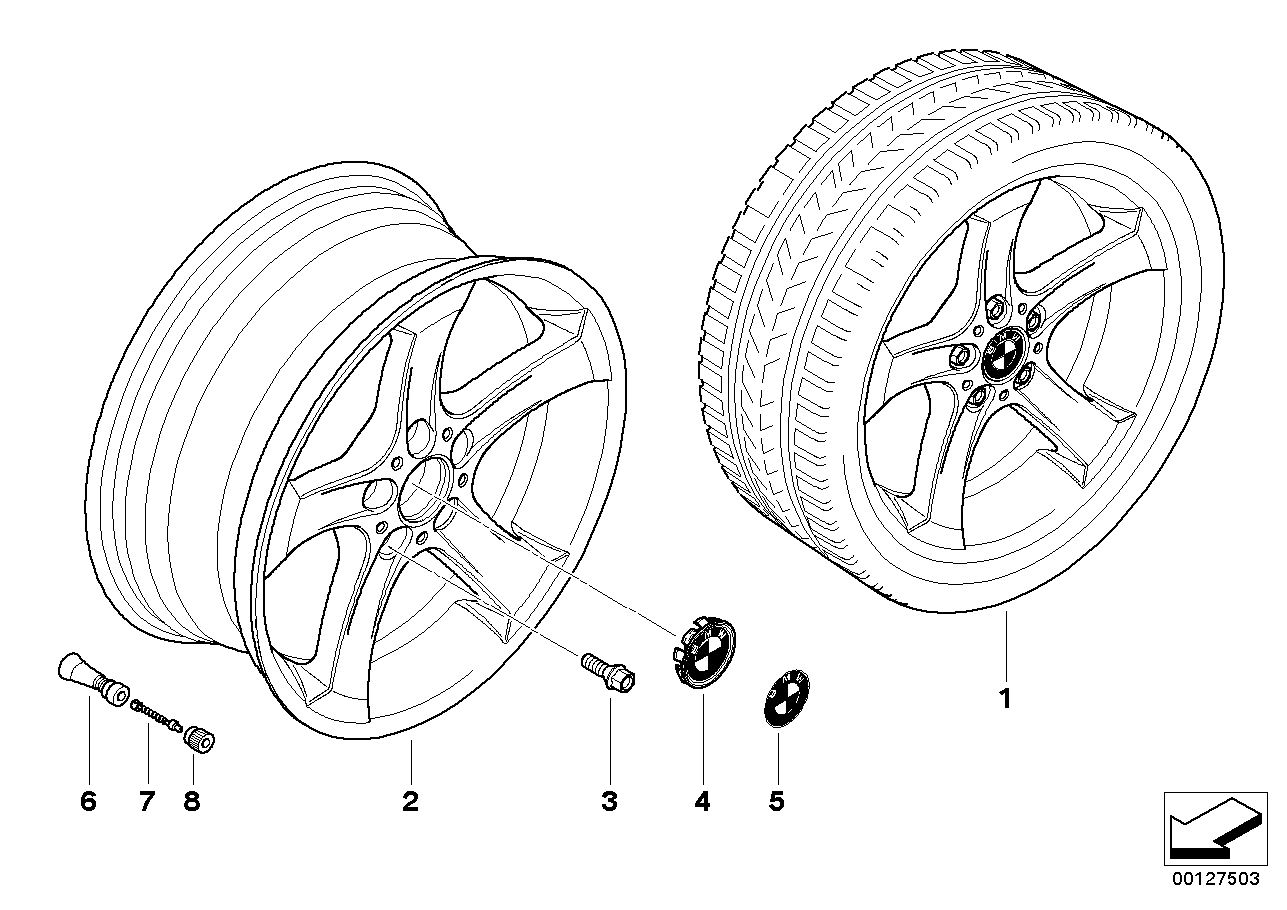 Л/c диск BMW со звездообр.спиц.диз.146