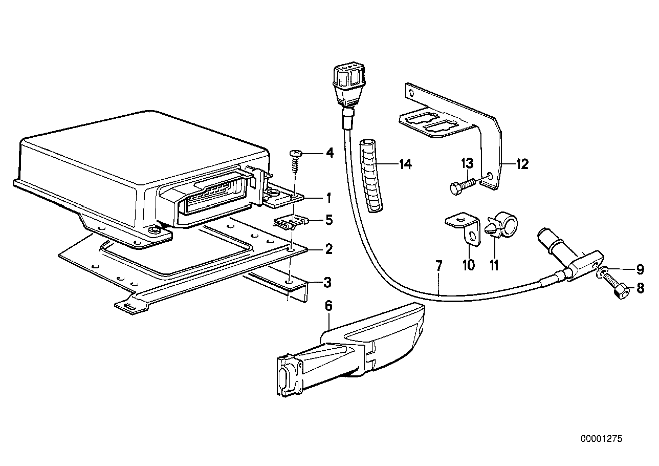 Impulsgeber/Befestigungsteile DME