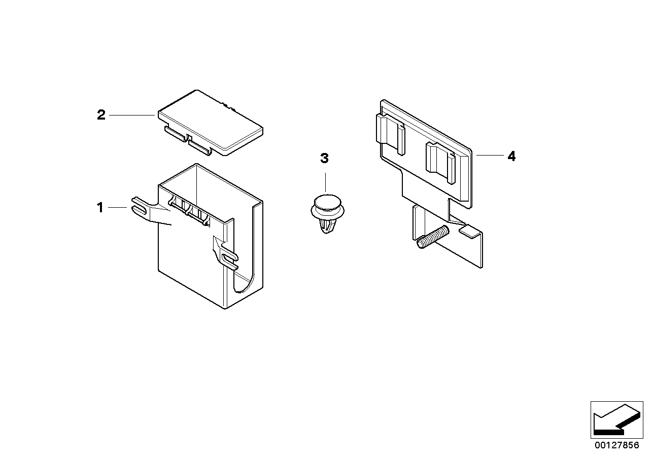 Boîtier fusibles/support de relais