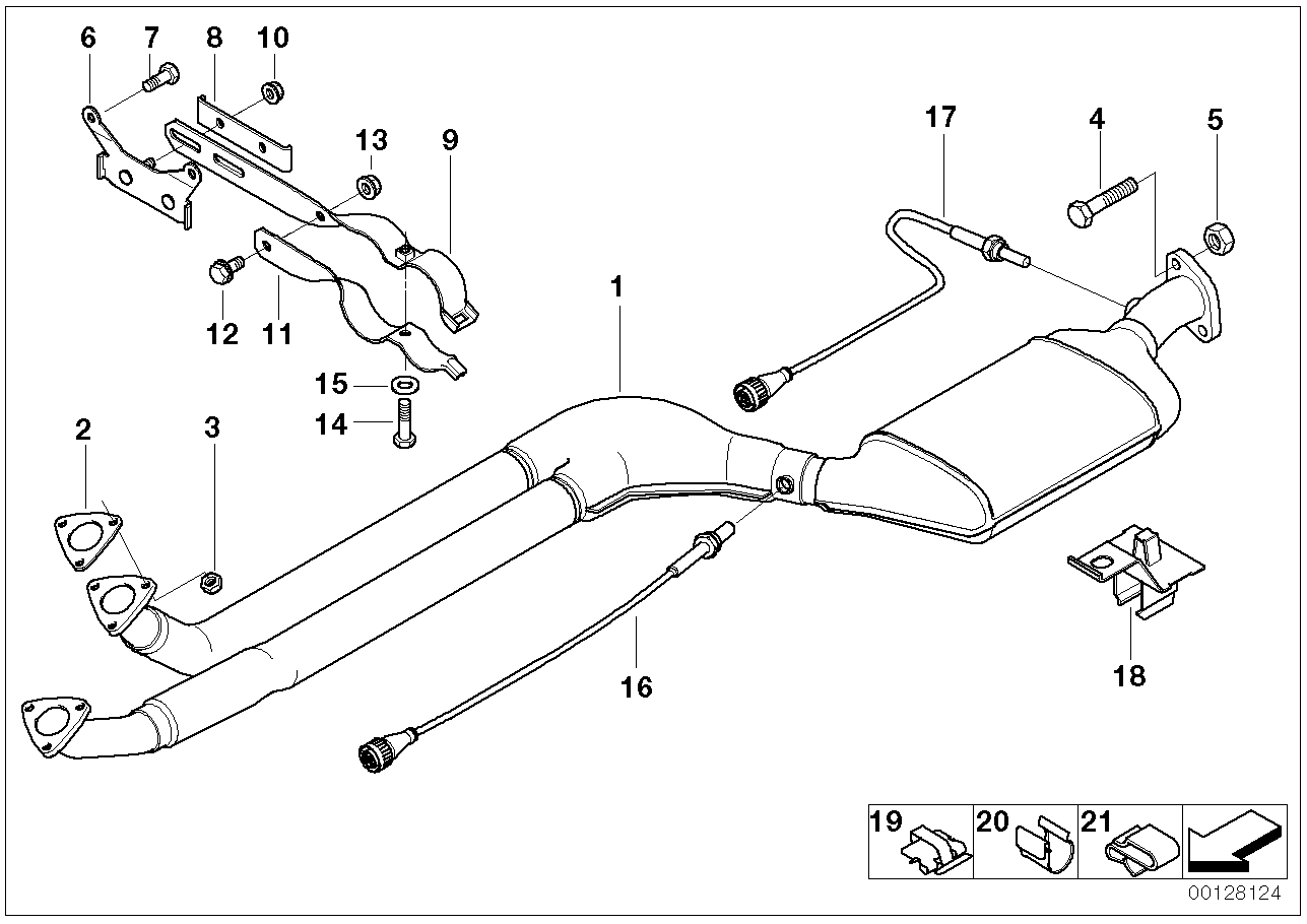 Katalysator/Vorschalldämpfer