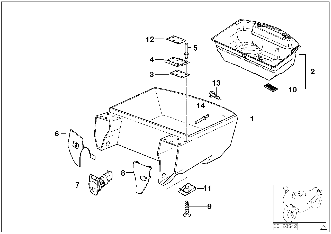 Partie infér. p top case