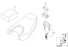 Retrofit kit, pillion-passenger seat