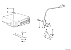 Control unit DME/trigger contact