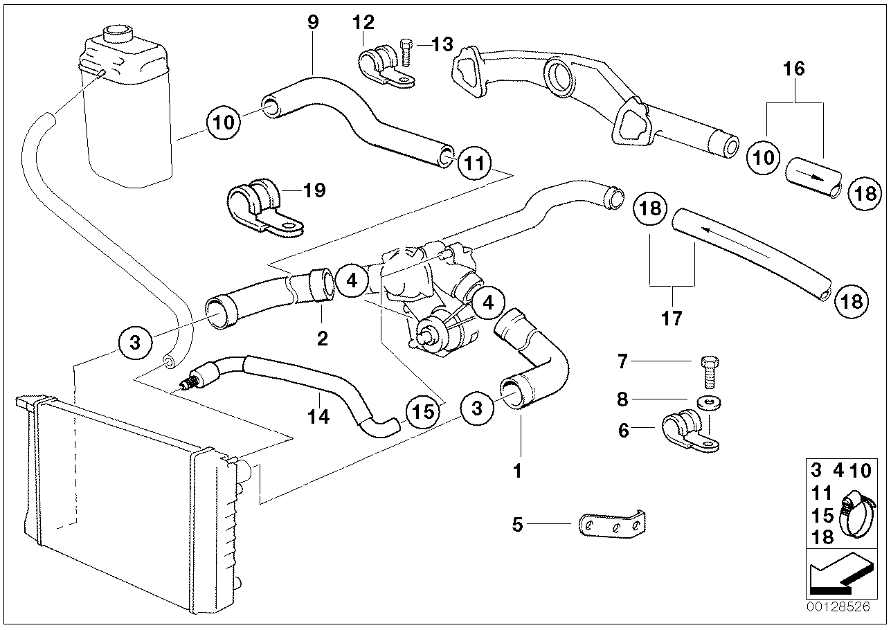 Systeme de refroidissement - durit