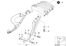 Pièces de montage, porte-bagages