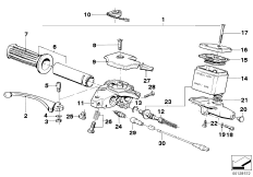 Handle unit, right