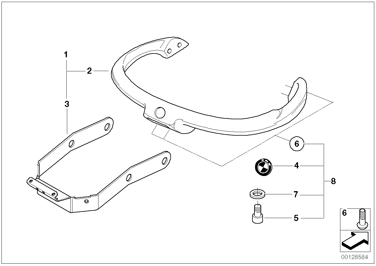 장착 세트,동반자 시트 레일링,대형