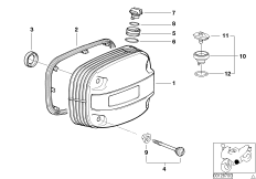 Zylinderkopfhaube/Anbauteile