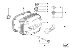 Zylinderkopfhaube Doppelzündung