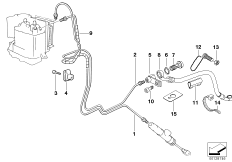 Bremsleitung hinten ABS