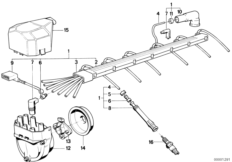 Tändkabelstam/tändstift