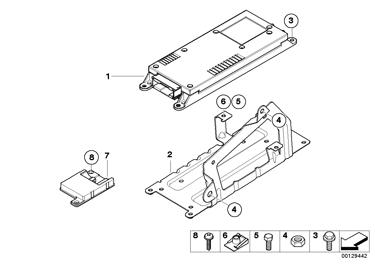 개별 부품, SA 633, 트렁크룸