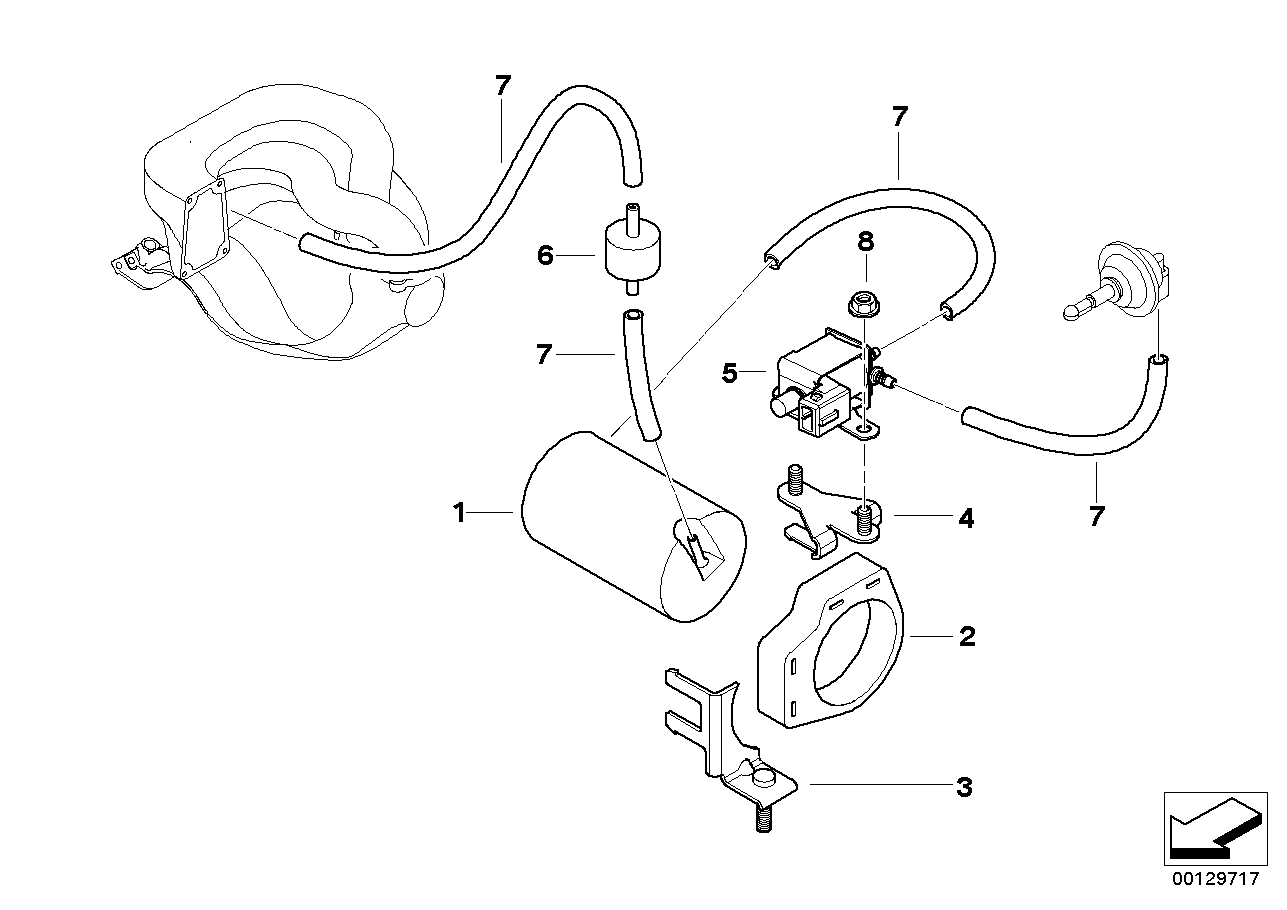 Vakum kumandası-Motor