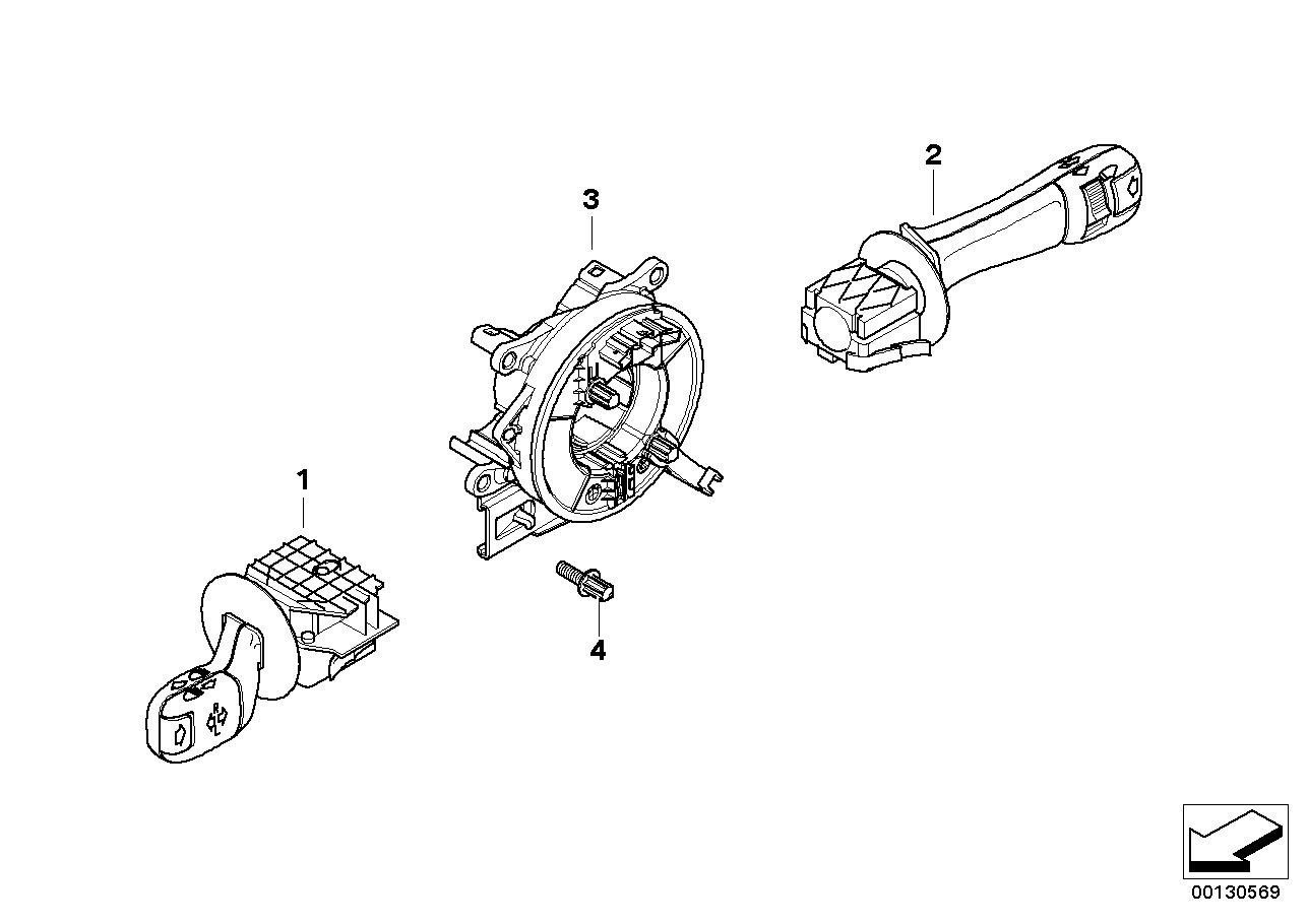 Steering column switch