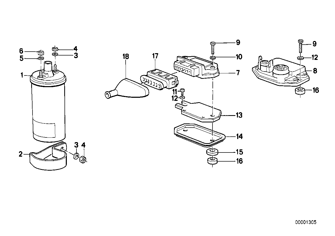 Styrdon transistor taendningssystem