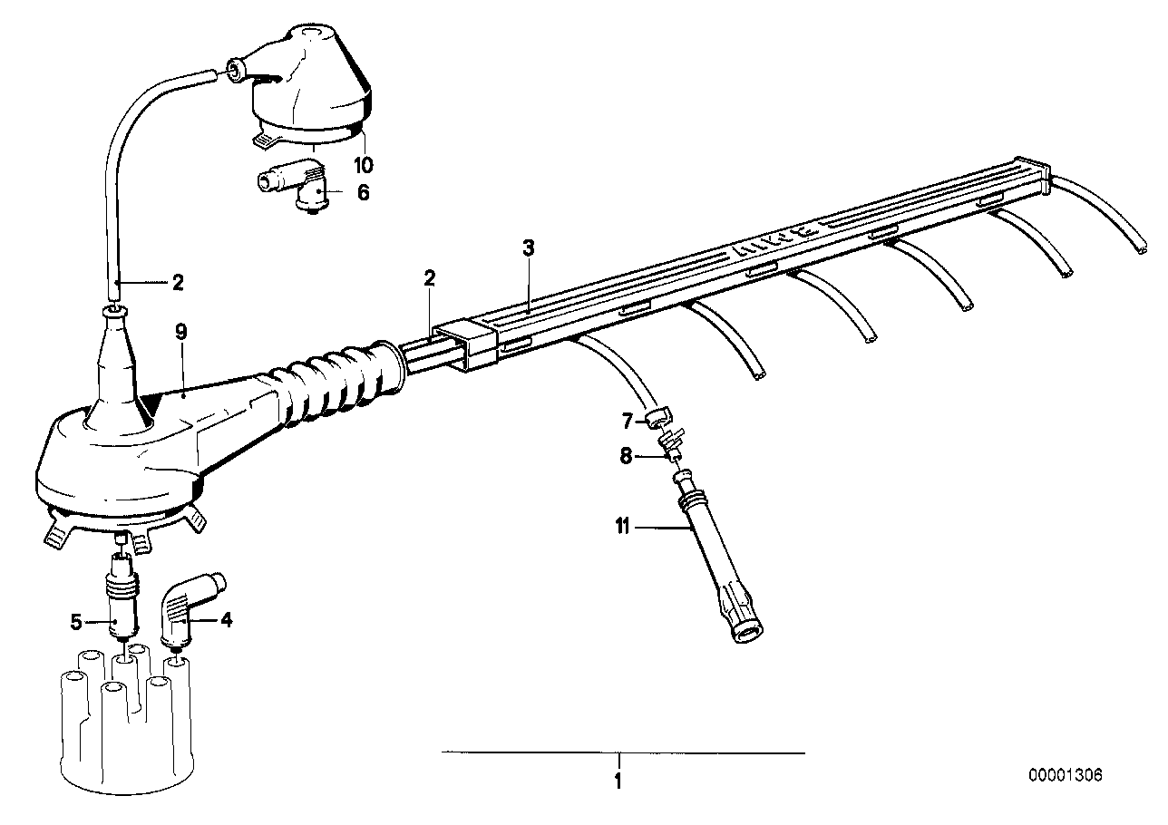 Cablagem da ignição