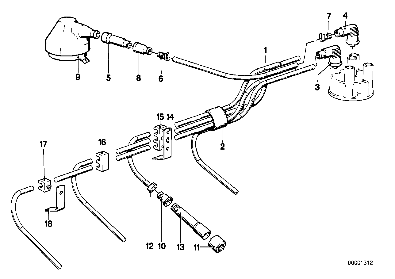 Zapalovací kabel.svazek