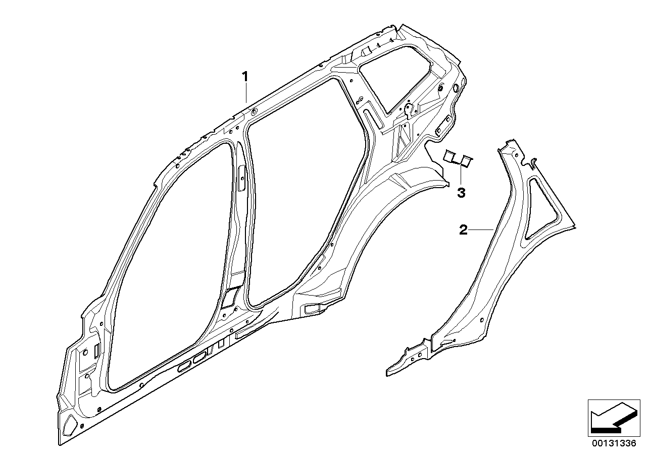 Pezzi singoli per ossatura laterale