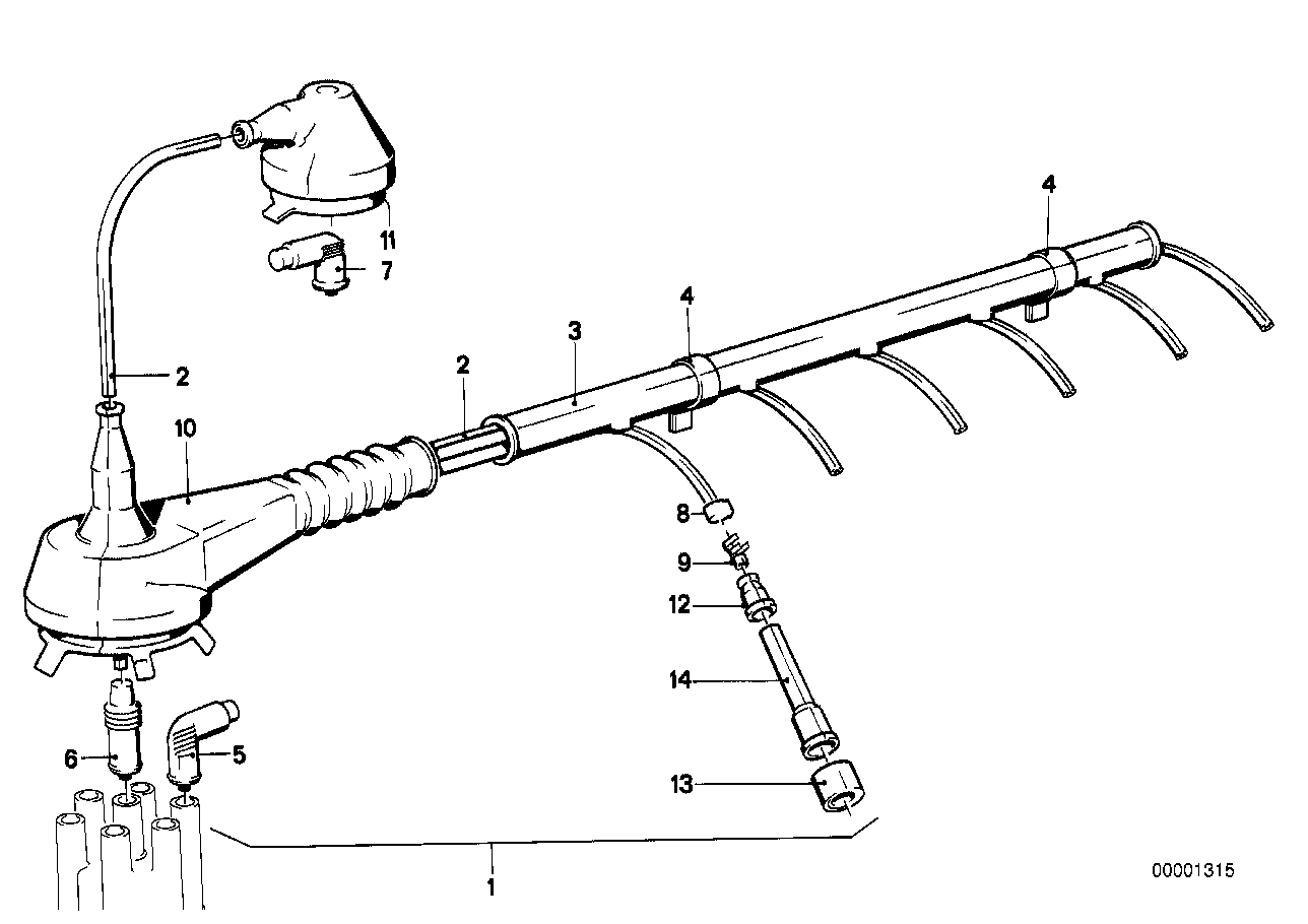 Zapalovací kabel.svazek