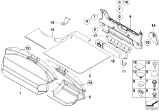 Trunk trim panel