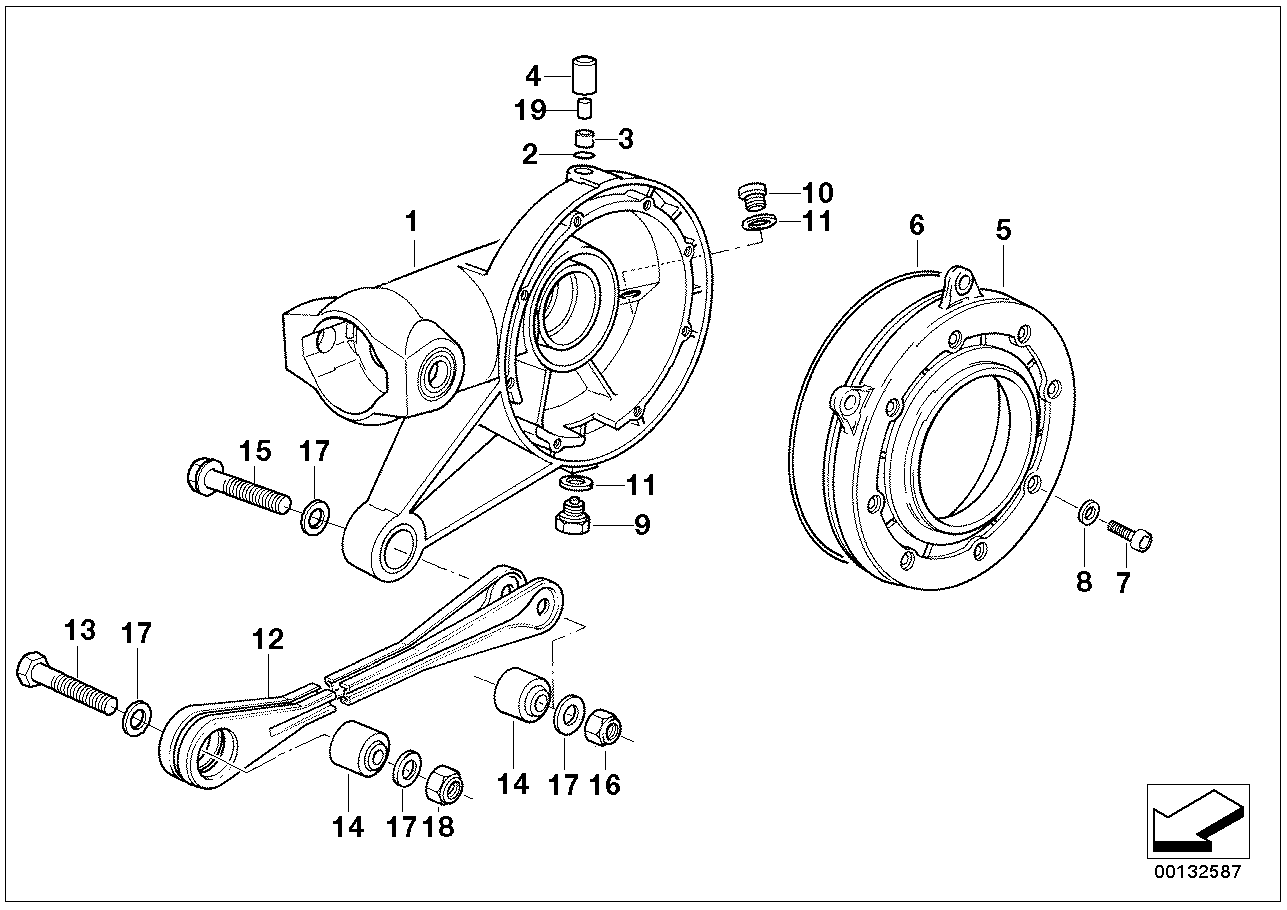 Bakaxelväxel detaljer