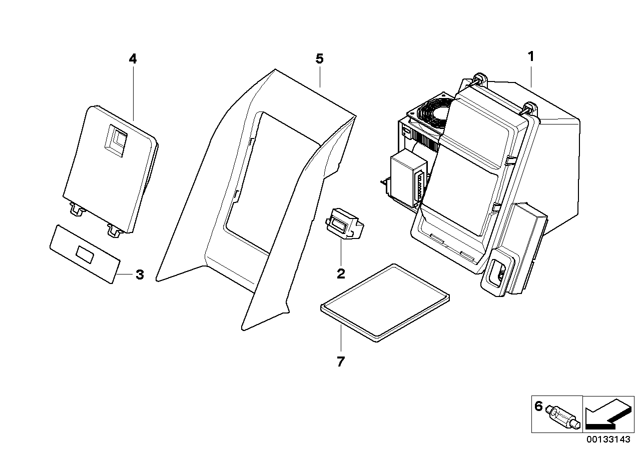 Housing parts, coolbox